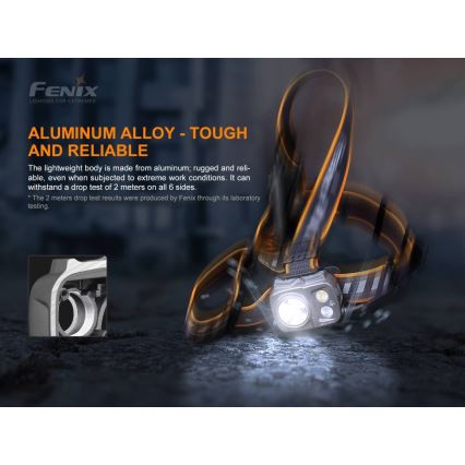 Fenix HP25RV20 - LED Ljusreglerad rechargeable headlamp 3xLED/1x21700 IP66 1600 lm 800 h