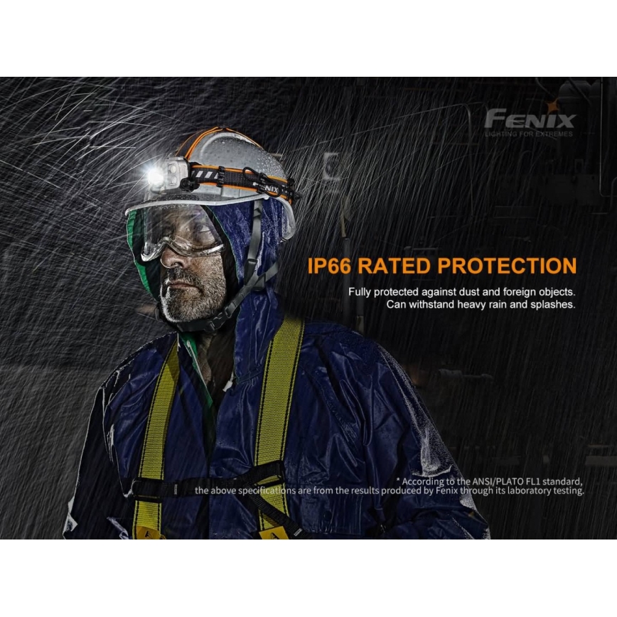 Fenix HP25RV20 - LED Ljusreglerad rechargeable headlamp 3xLED/1x21700 IP66 1600 lm 800 h