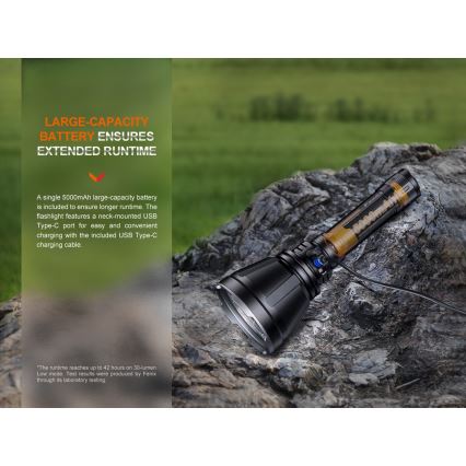 Fenix HT18R - LED Ljusreglerad rechargeable flashlight LED/1x21700 IP68 2800 lm 42 h