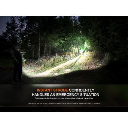 Fenix HT18R - LED Ljusreglerad rechargeable flashlight LED/1x21700 IP68 2800 lm 42 h