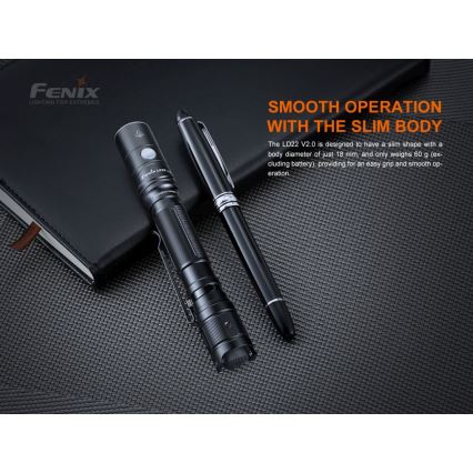 Fenix LD22V20 - LED uppladdningsbar ficklampa LED / USB IP66 800 lm 220 timmar