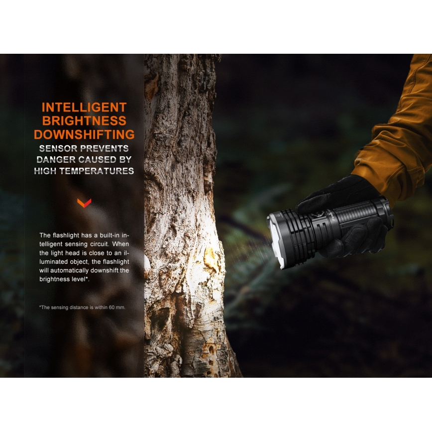 Fenix LR40RV20 - LED uppladdningsbar ficklampa LED/USB IP68 15000 lm 177 h 5000 mAh