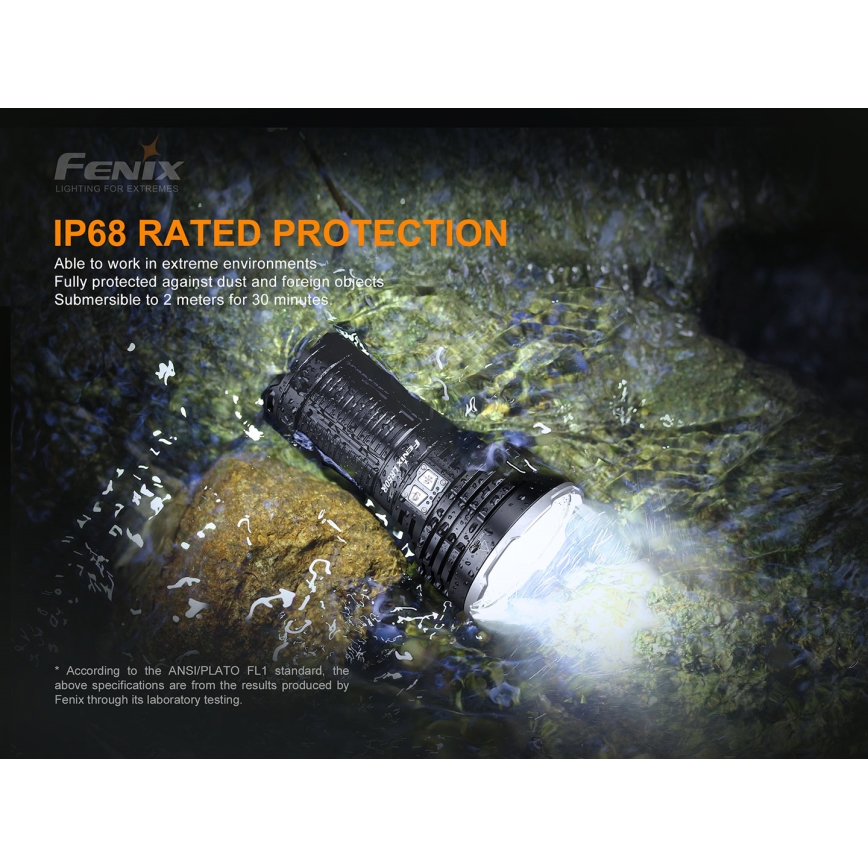 Fenix LR50R - LED laddningsbar Fick lampa  4xLED/USB IP68 12000 lm 58 h
