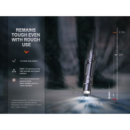 Fenix PD35R - LED uppladdningsbar ficklampa LED/USB/2xCR123A IP68 1700 lm 100 h 3400 mAh