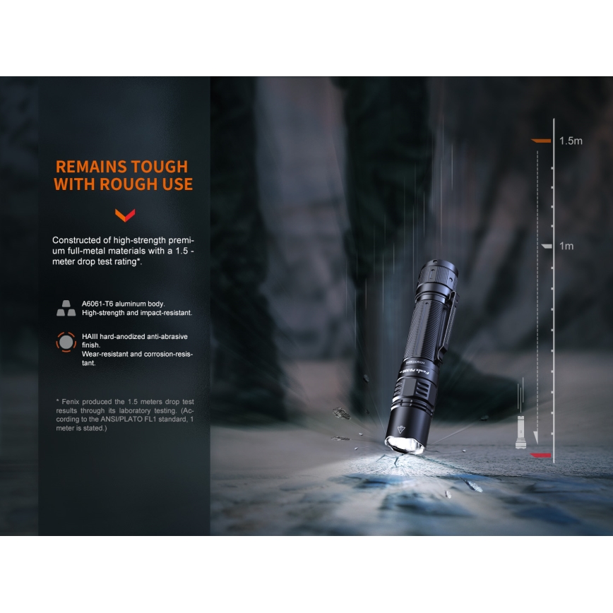Fenix PD36RPRO - LED Tactical rechargeable flashlight LED/USB IP68 2800 lm 42 h