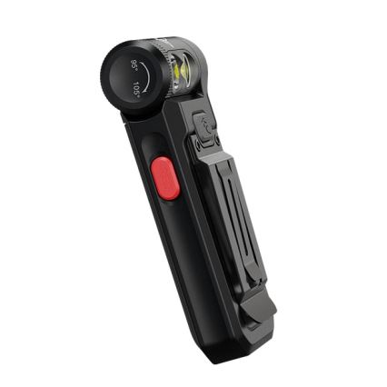 Fenix SW05RREDBLC - LED Ljusreglerad uppladdningsbar ficklampa LED/USB IPX6 150 lm 49 h svart