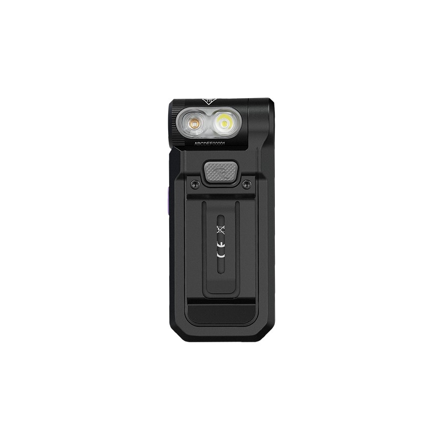 Fenix SW05RUVBLC - LED Ljusreglerad uppladdningsbar ficklampa LED/USB IPX6 150 lm 49 h 700 mAh svart
