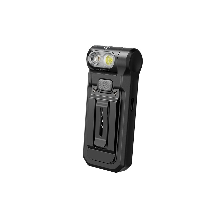 Fenix SW05RUVBLC - LED Ljusreglerad uppladdningsbar ficklampa LED/USB IPX6 150 lm 49 h 700 mAh svart