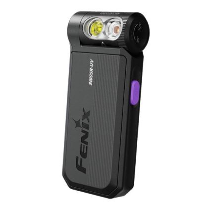 Fenix SW05RUVBLC - LED Ljusreglerad uppladdningsbar ficklampa LED/USB IPX6 150 lm 49 h 700 mAh svart