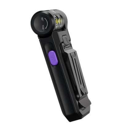 Fenix SW05RUVBLC - LED Ljusreglerad uppladdningsbar ficklampa LED/USB IPX6 150 lm 49 h 700 mAh svart