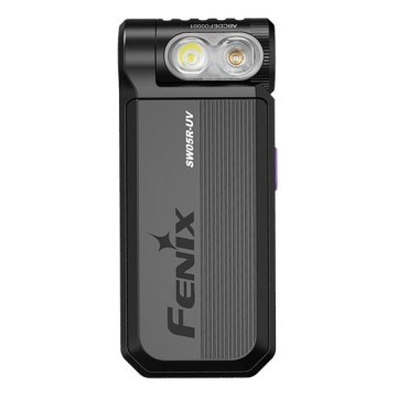 Fenix SW05RUVBLC - LED Ljusreglerad uppladdningsbar ficklampa LED/USB IPX6 150 lm 49 h svart