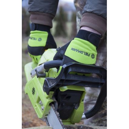 Fieldmann - Arbetshandskar XL svart/grön