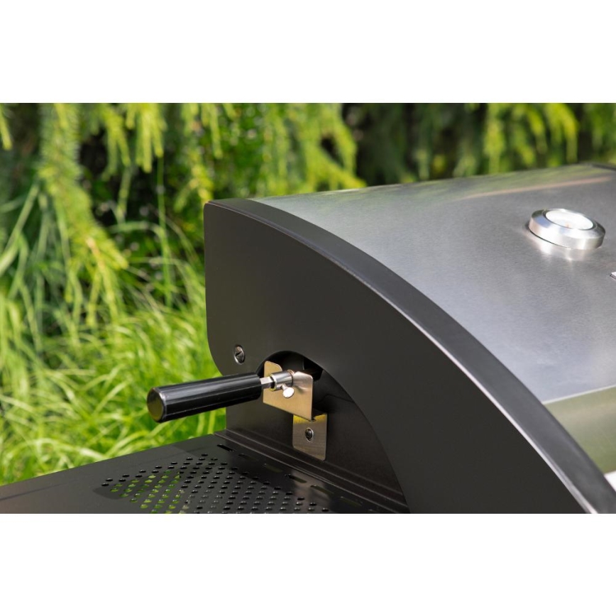 Fieldmann - Gasgrill 3x brännare matt krom