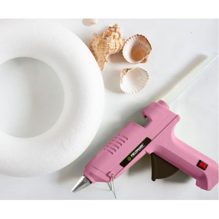 Fieldmann - Limpistol 100W/230V rosa