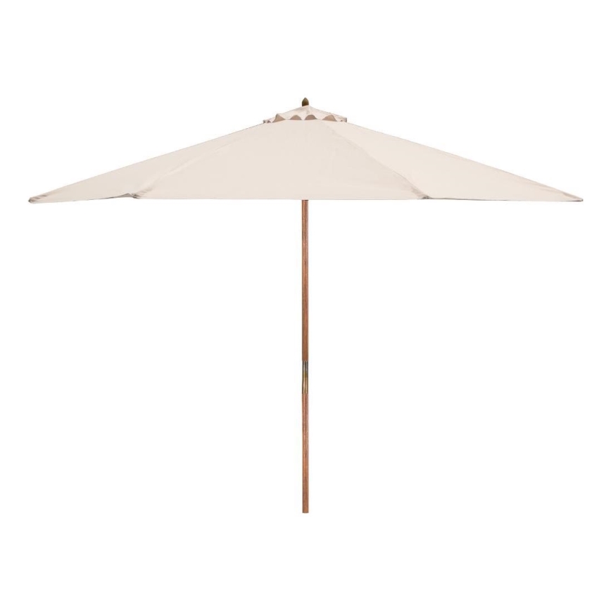 Fieldmann - Parasoll diameter 3 m grädde/acacia