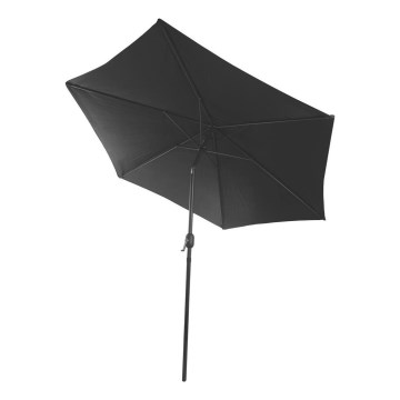Fieldmann - Parasoll diameter 3 m svart