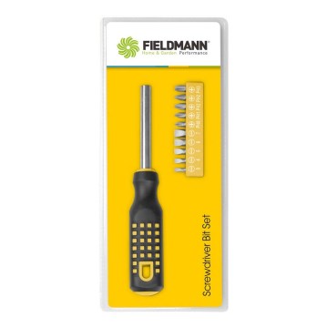 Fieldmann - Skruvmejsel + bitar 11 delar