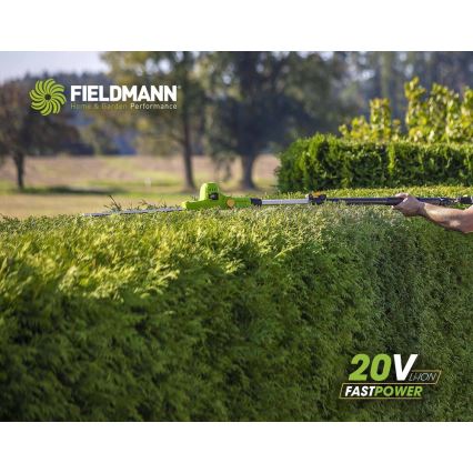 Fieldmann - Sladdlösa teleskopiska häcksaxar 20V