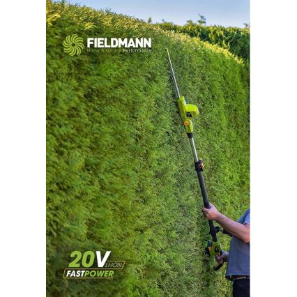 Fieldmann - Sladdlösa teleskopiska häcksaxar 20V