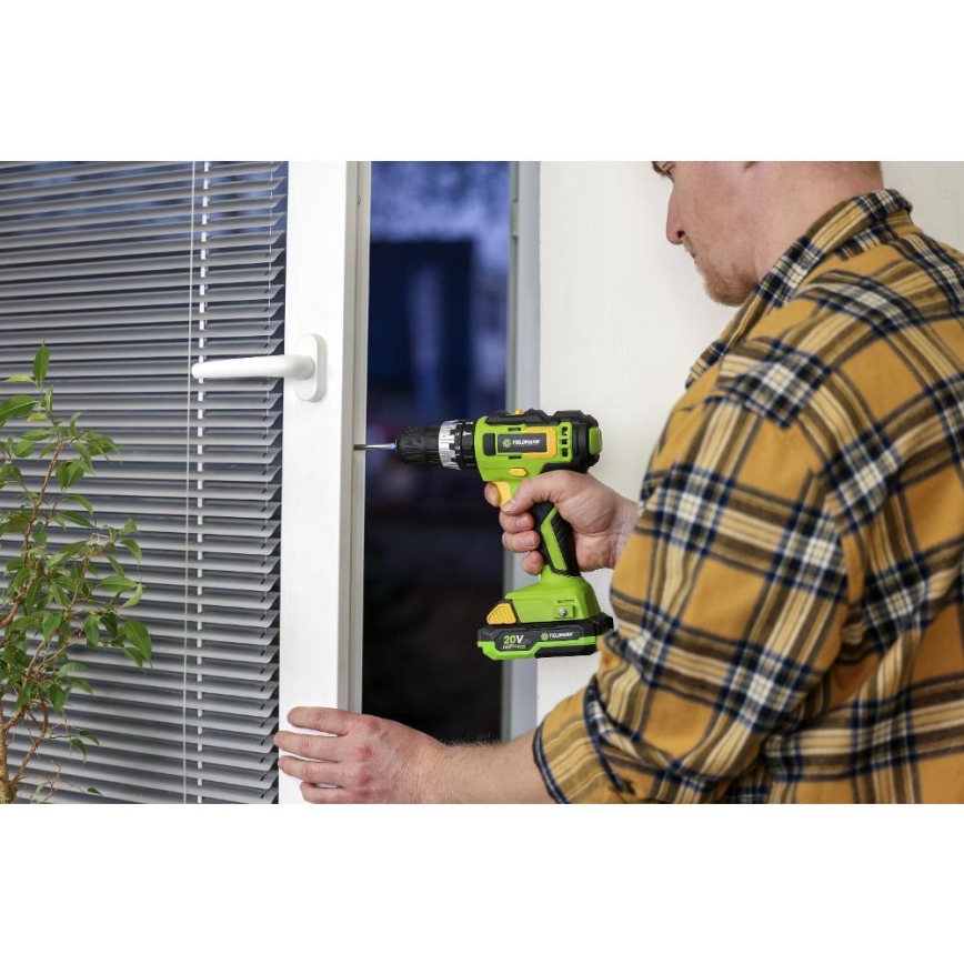 Fieldmann - Slagborrmaskin med batteri 20V