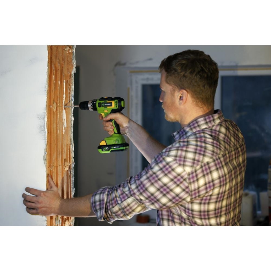 Fieldmann - Slagborrmaskin med batteri 20V