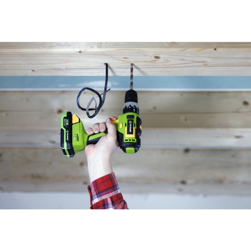 Fieldmann - Slagborrmaskin med batteri 20V