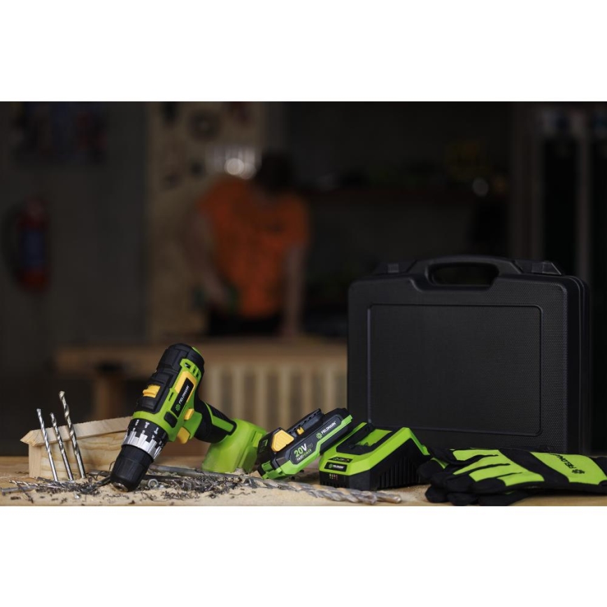 Fieldmann - Slagborrmaskin med batteri 20V