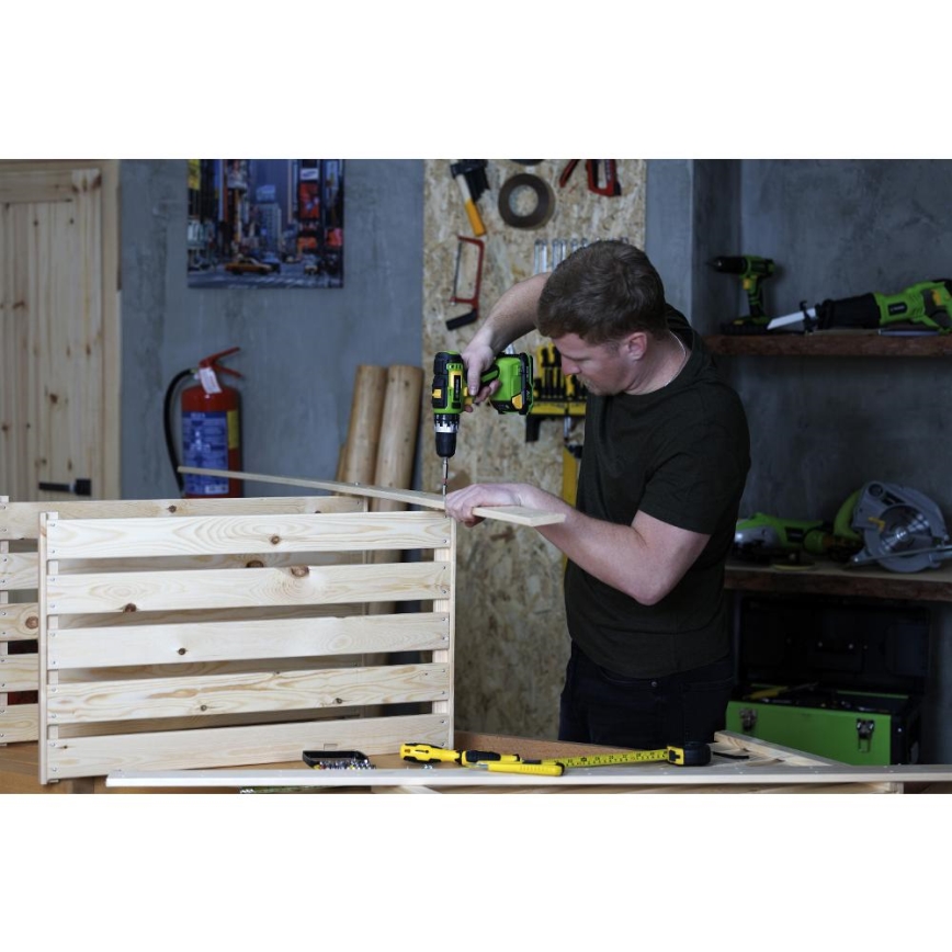 Fieldmann - Slagborrmaskin med batteri 20V