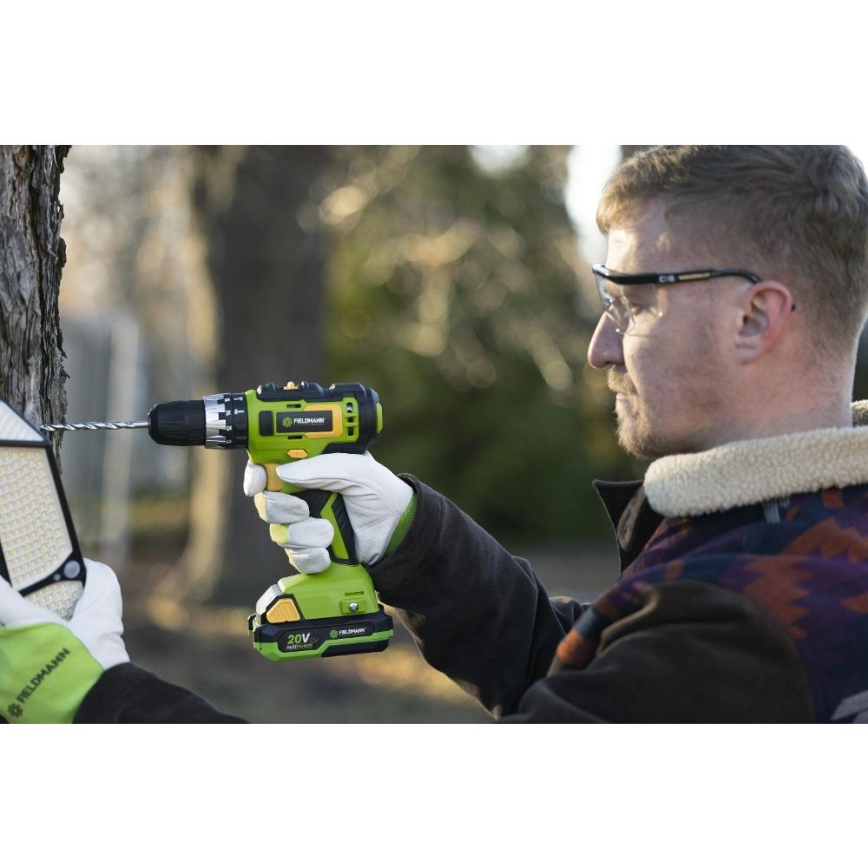 Fieldmann - Slagborrmaskin med batteri 20V
