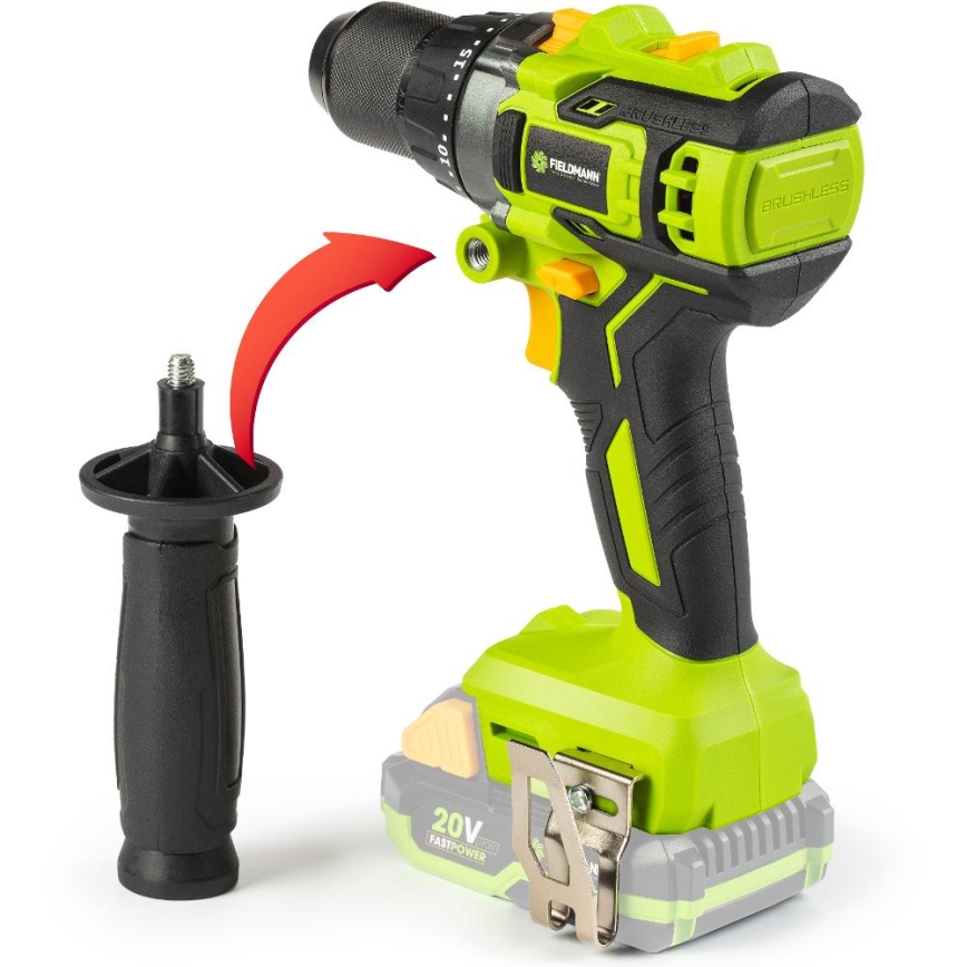 Fieldmann - Slagborrmaskin med batteri 20V