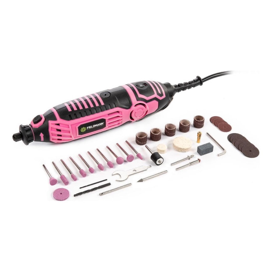 Fieldmann - Slipmaskin för modelltillverkning 170W/230V rosa