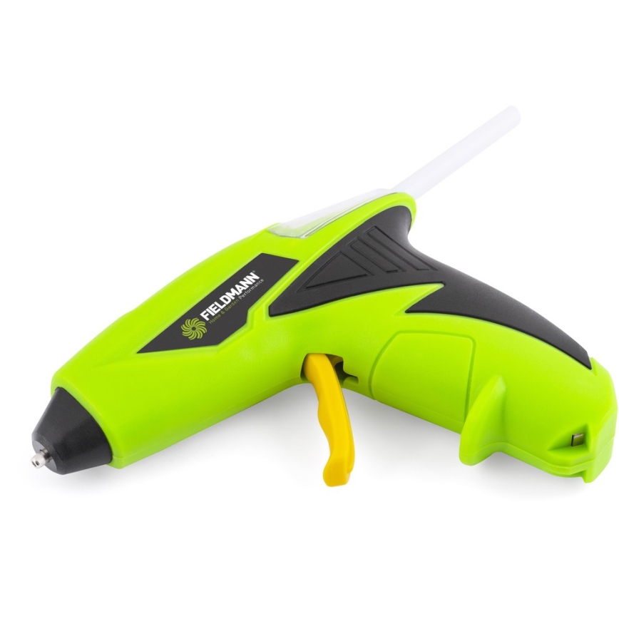 Fieldmann - Trådlös varmlimspistol 4V 1500 mAh grön