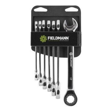 Fieldmann - Uppsättning skiftnycklar med en spärrhake 7 st
