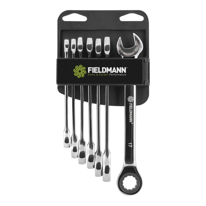 Fieldmann - Uppsättning skiftnycklar med en spärrhake 7 st