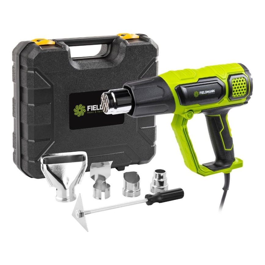 Fieldmann - Värmepistol med tillbehör 2000W/230V