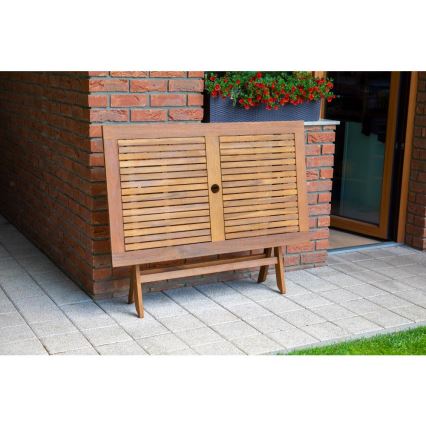 Fieldmann - Vikbart trädgårdsbord 120x70 cm acacia
