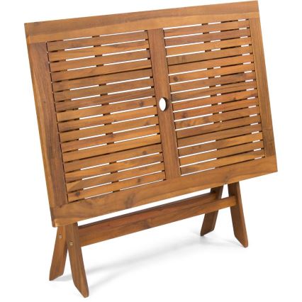 Fieldmann - Vikbart trädgårdsbord 120x70 cm acacia
