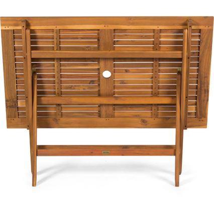 Fieldmann - Vikbart trädgårdsbord 120x70 cm acacia