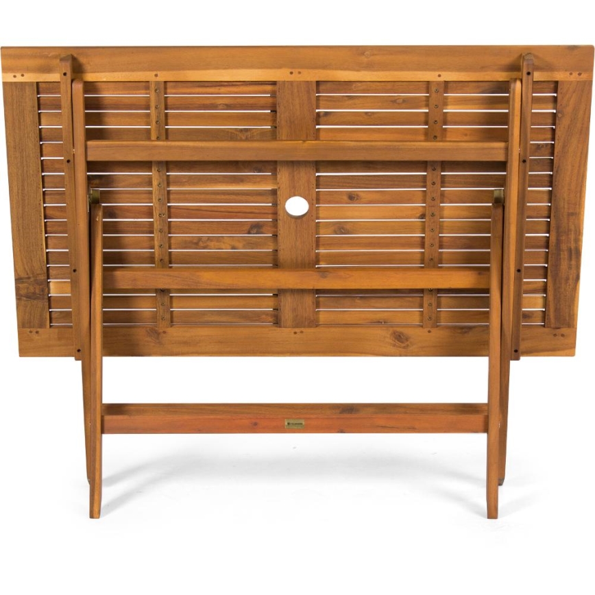 Fieldmann - Vikbart trädgårdsbord 120x70 cm acacia