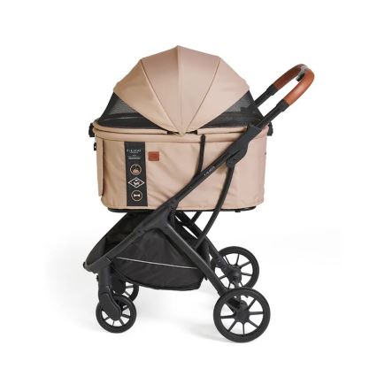 Fikago - Vagn för hund och katt AGILE HUGGY beige