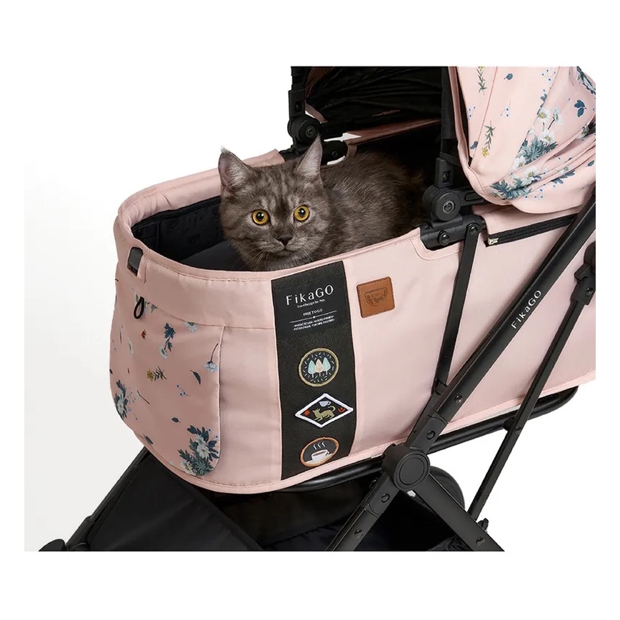 Fikago - Vagn för hund och katt FTG Artic Blomma