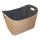 Filtkorg med handtag 35x55 cm beige