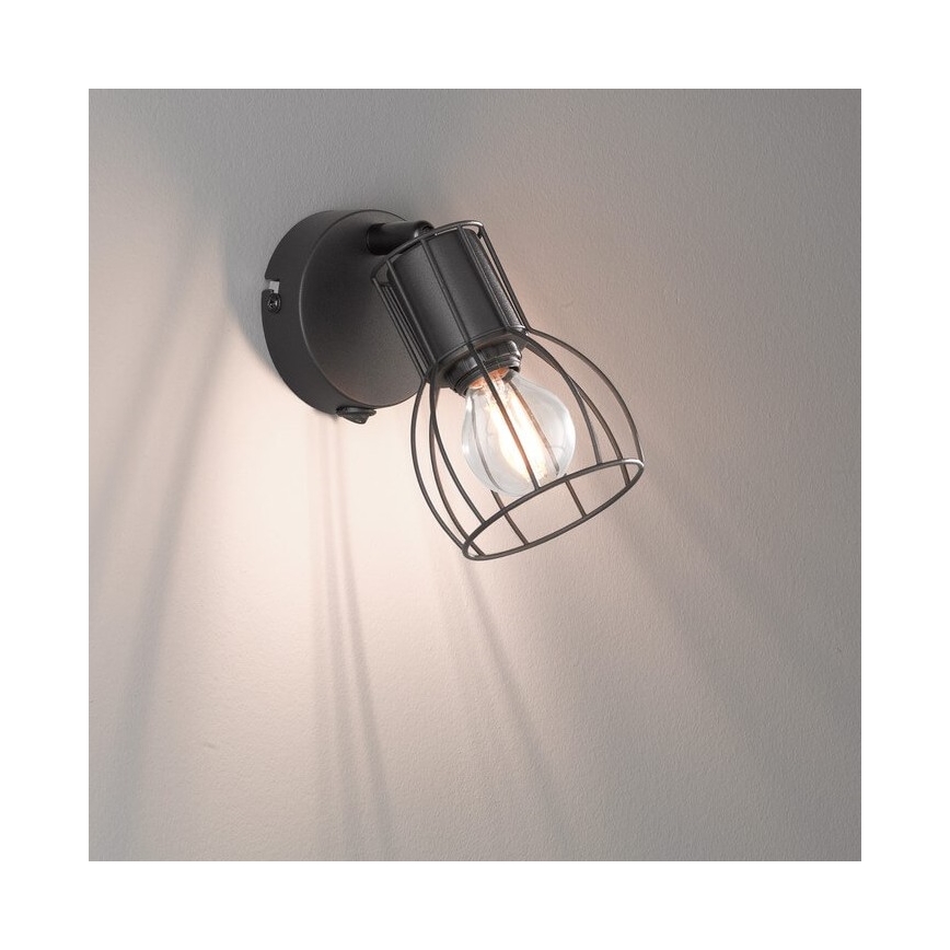 Fischer & Honsel 30074 - Väggspotlight KAFES 1xE14/25W/230V
