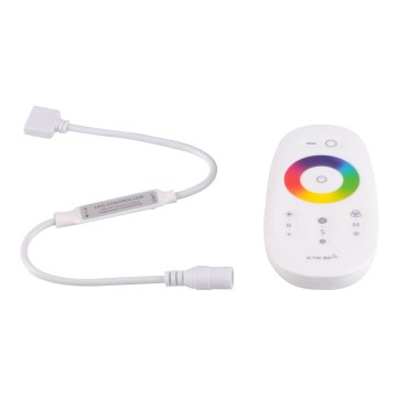 Fjärrkontroll för RGBW LED-slingor 12-24V 2,4 GHz + switch