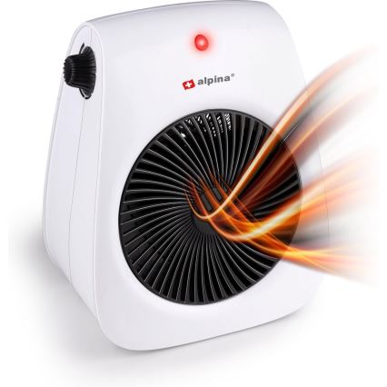 Fläkt med ett värmeelement 1000/2000W/230V
