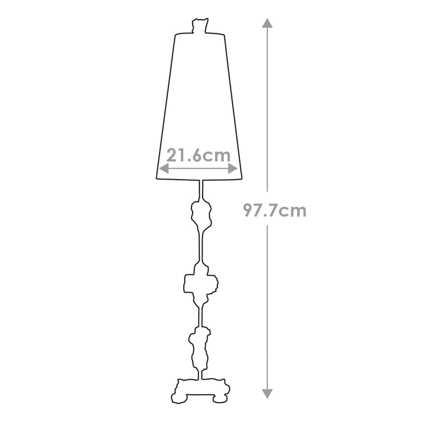 Flambeau - Bordslampa FRAGMENT 1xE27/60W/230V