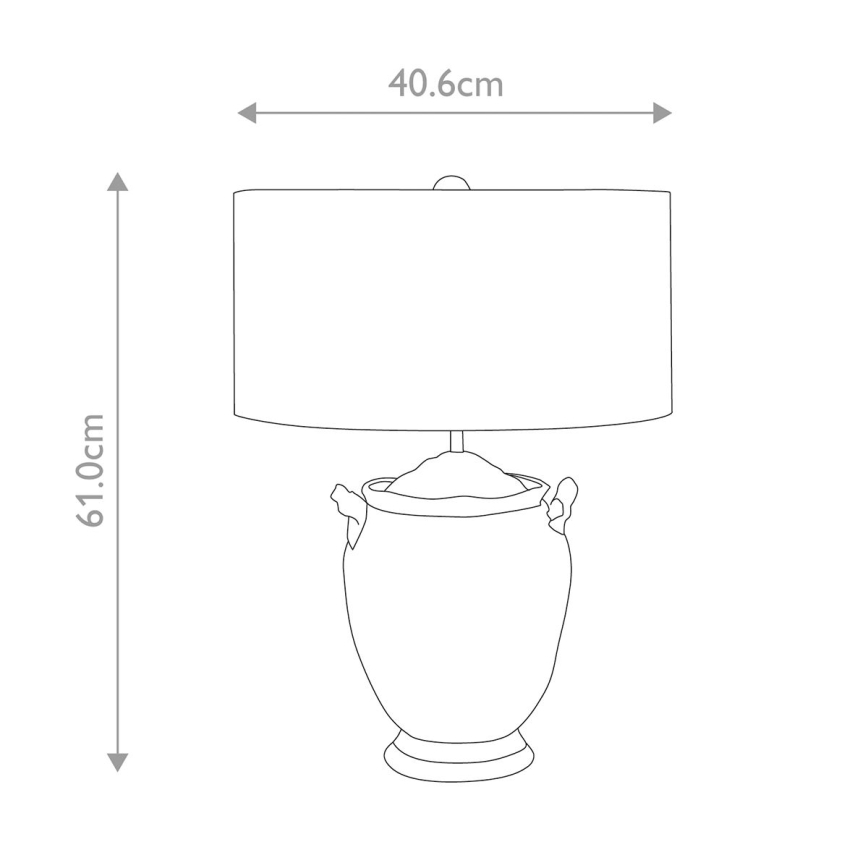 Flambeau - Bordslampa JACKSON 1xE27/60W/230V