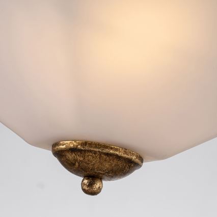 Flambeau STAR-F-S-DG - Taklampa STAR 2xE27/40W/230V, kopparutförande