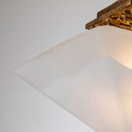 Flambeau STAR-F-S-DG - Taklampa STAR 2xE27/40W/230V, kopparutförande