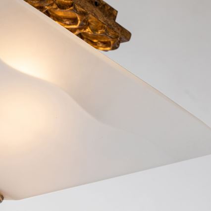 Flambeau STAR-F-S-DG - Taklampa STAR 2xE27/40W/230V, kopparutförande